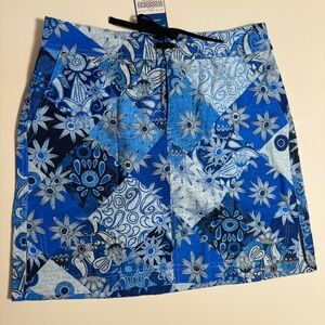 NWT - RipSkirt Sport Skirt - Patchwork Blue -- Size M
